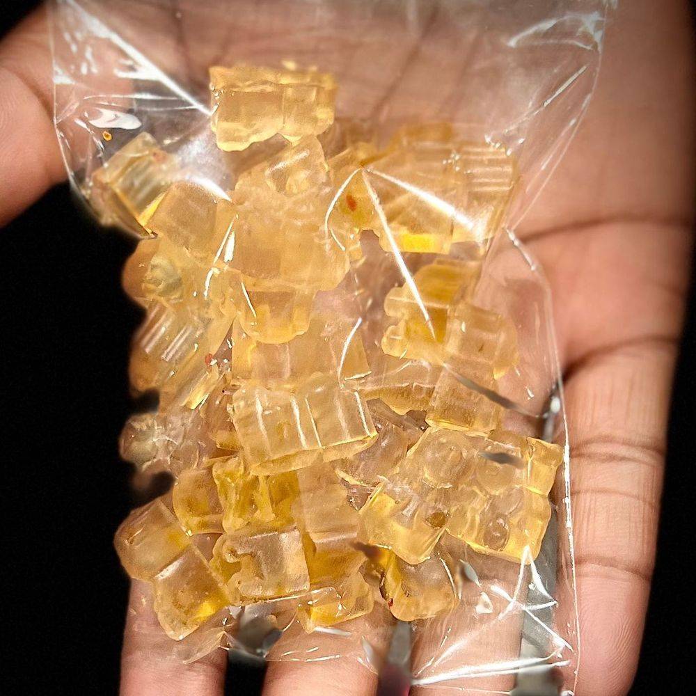 Green Tea Shot whiskey gummy bears