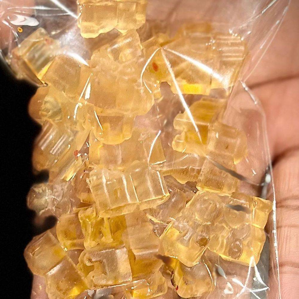 Peach Mango Green Tea Long Island Iced Tea infused gummy bears