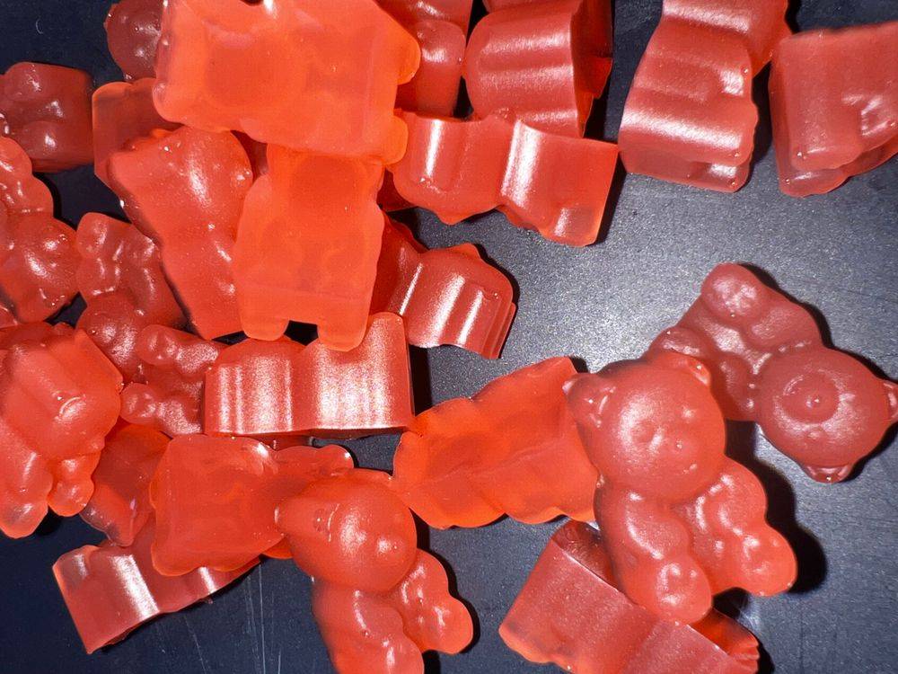 Raspberry Lemonade vodka infused gummy bears
