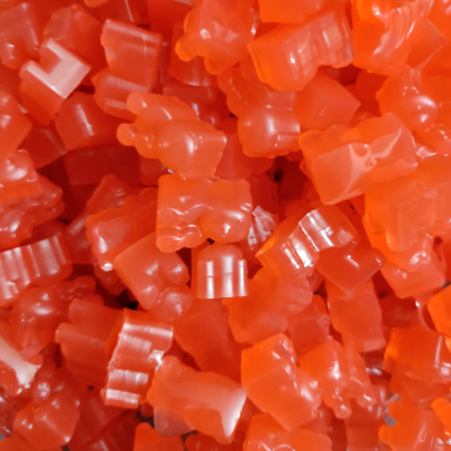 orange wine infused gummy bears