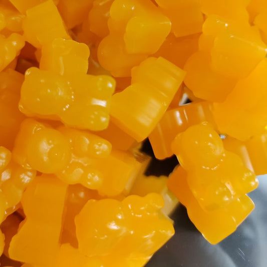 peach mango wine infused gummy bears