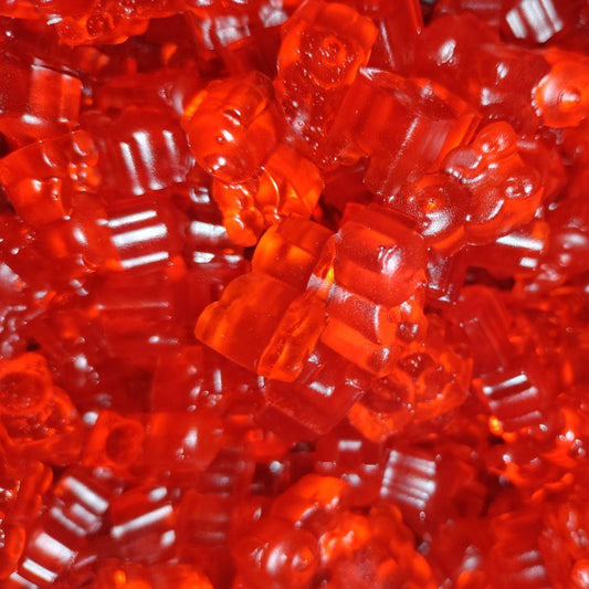 strawberry wine infused gummy bears
