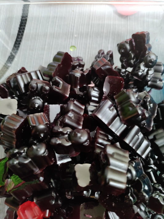 grape wine infused gummy bears